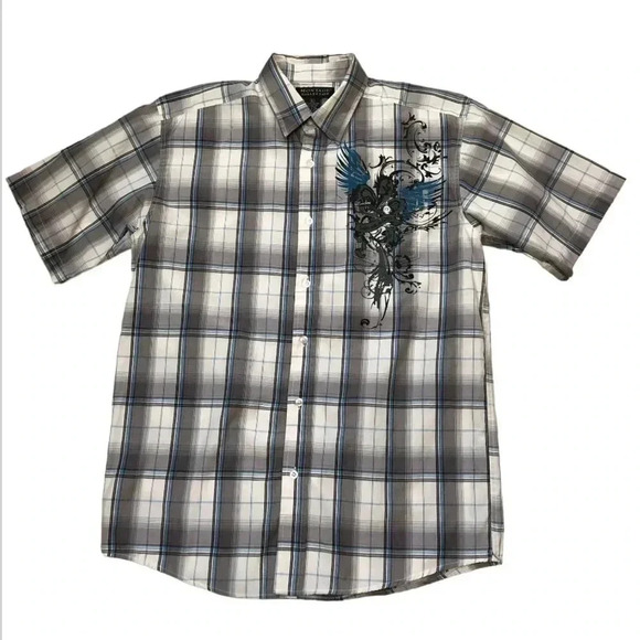 Montage Youth XL Button Front Short Sleeve Shirt - Picture 1 of 6